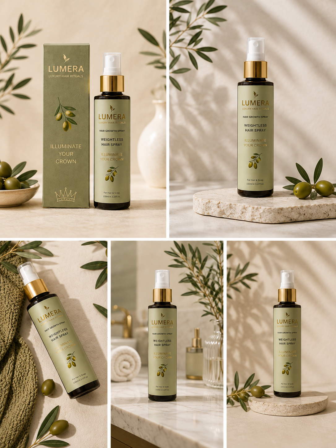 Lumera Hair Growth Spray - Olive